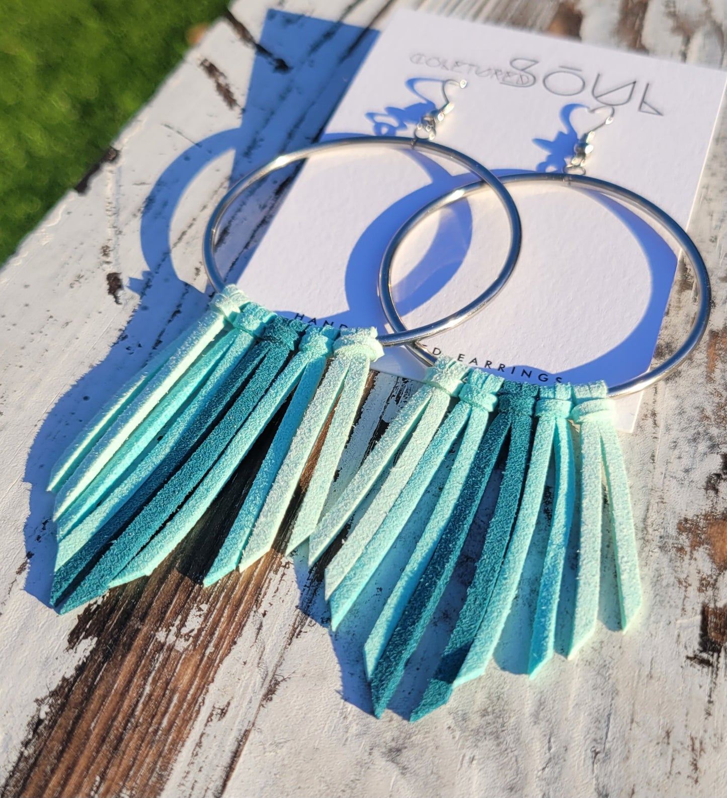 Faux Suede - Blue Beeeze (small)