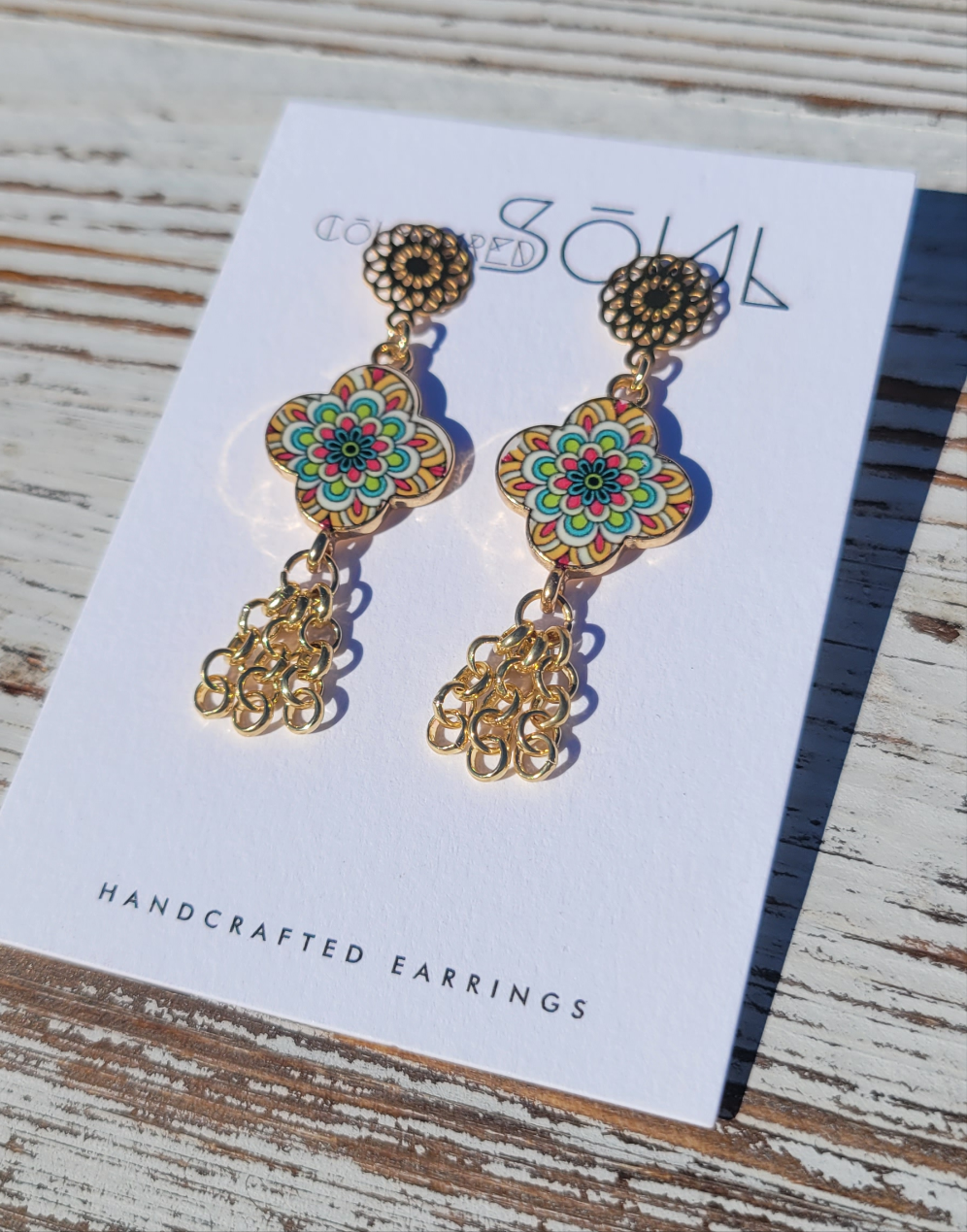 Geo Chic - Teal Vintage Tile