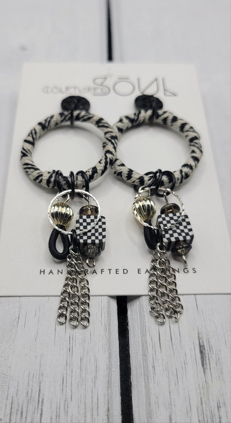 Hoops - B & W Checkered (x-small)