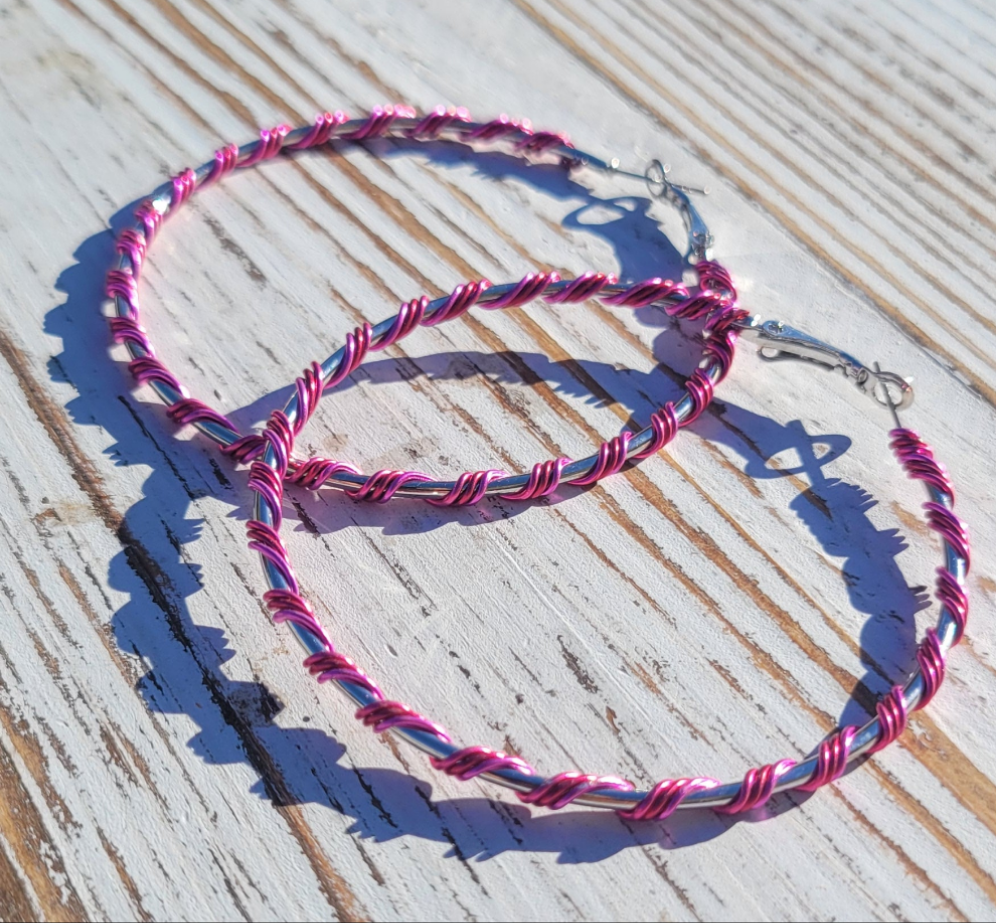 Hoops - Get Wired! Pink Umbre
