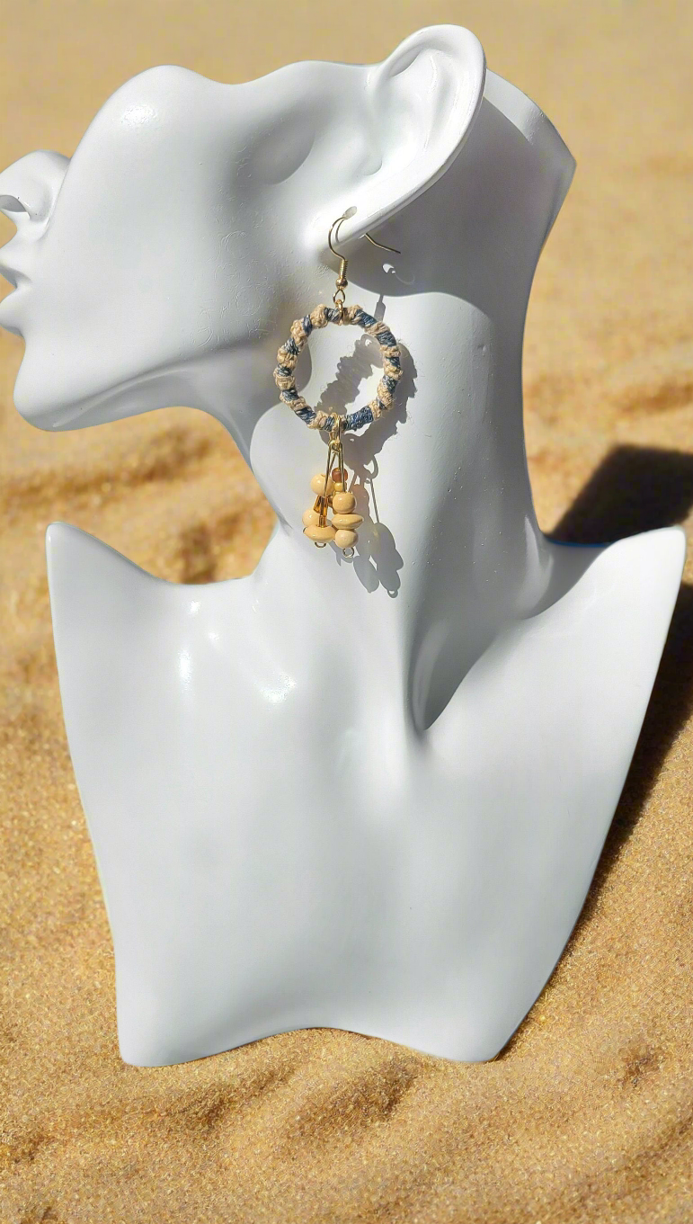 Hoops - Seaside w/ Natural Wood (x-small)