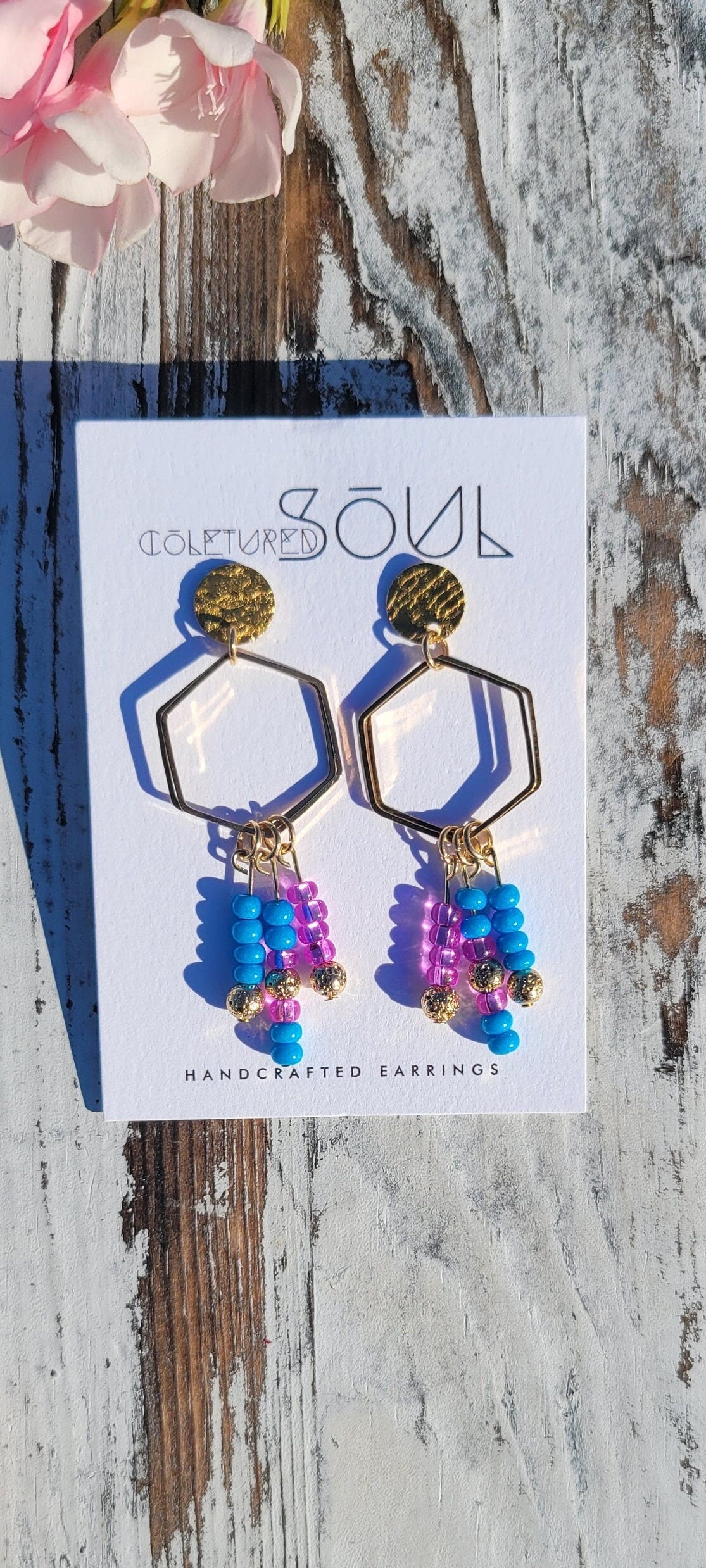 Geo Chic - Pink & Teal