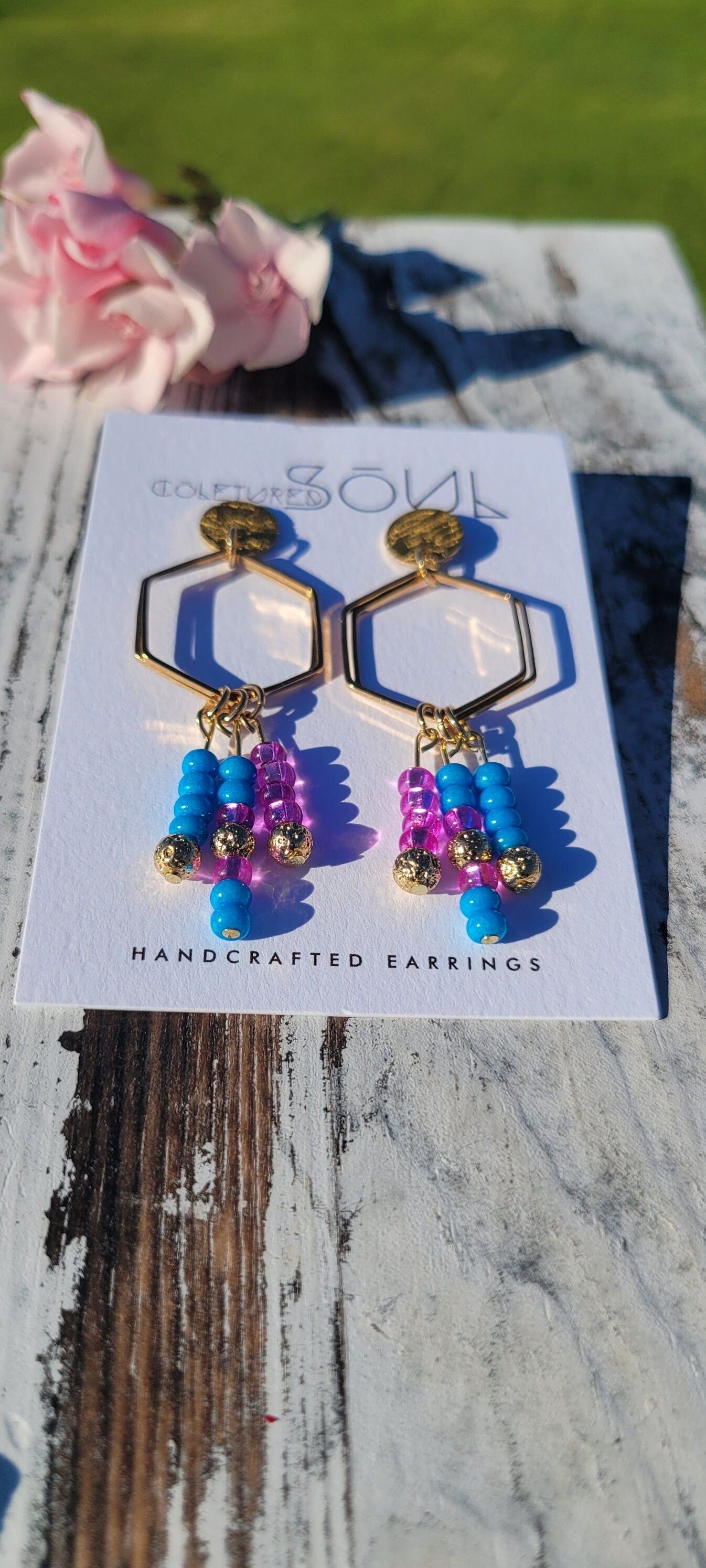 Geo Chic - Pink & Teal