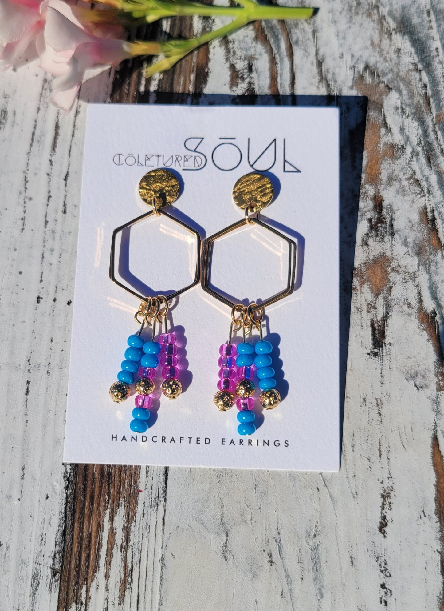 Geo Chic - Pink & Teal