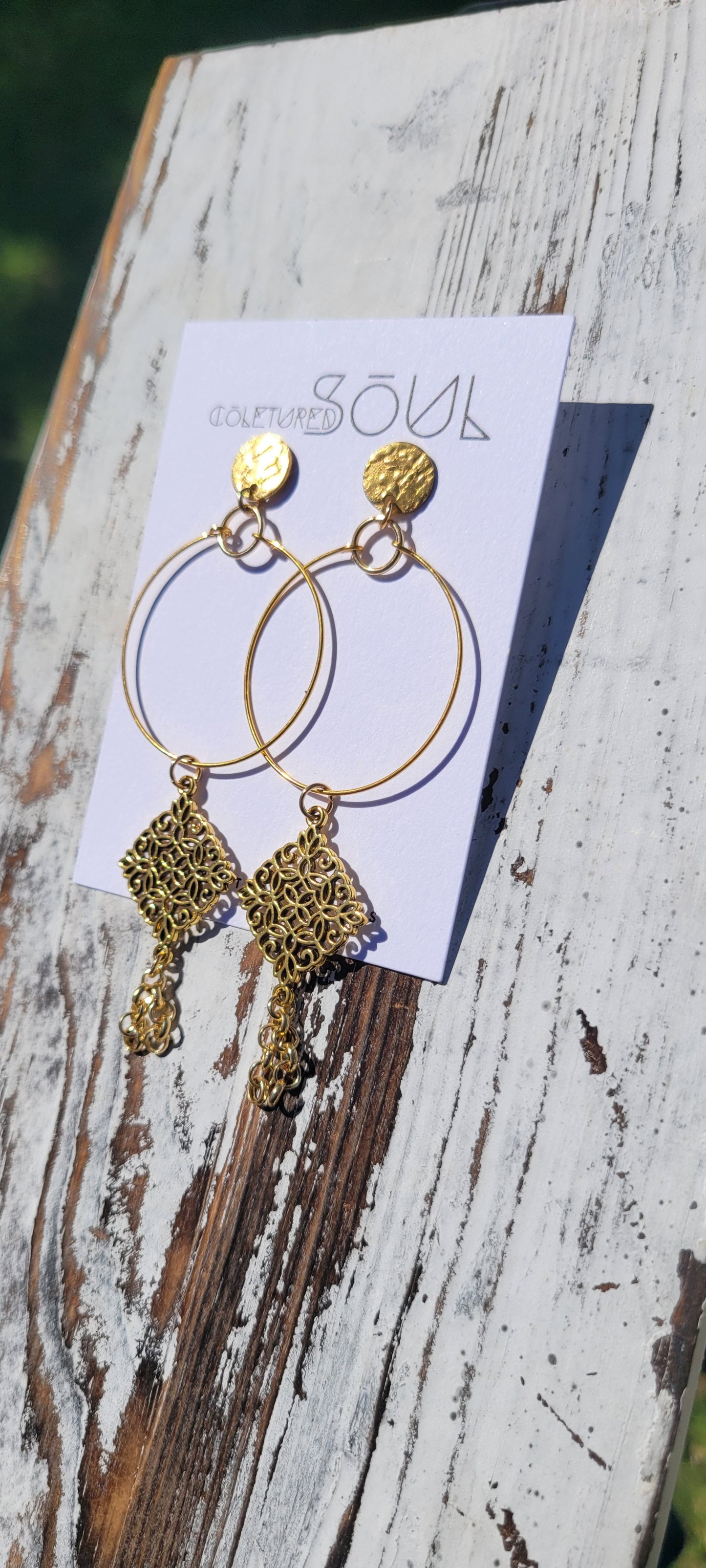 Gold Wire - Antique Dangles