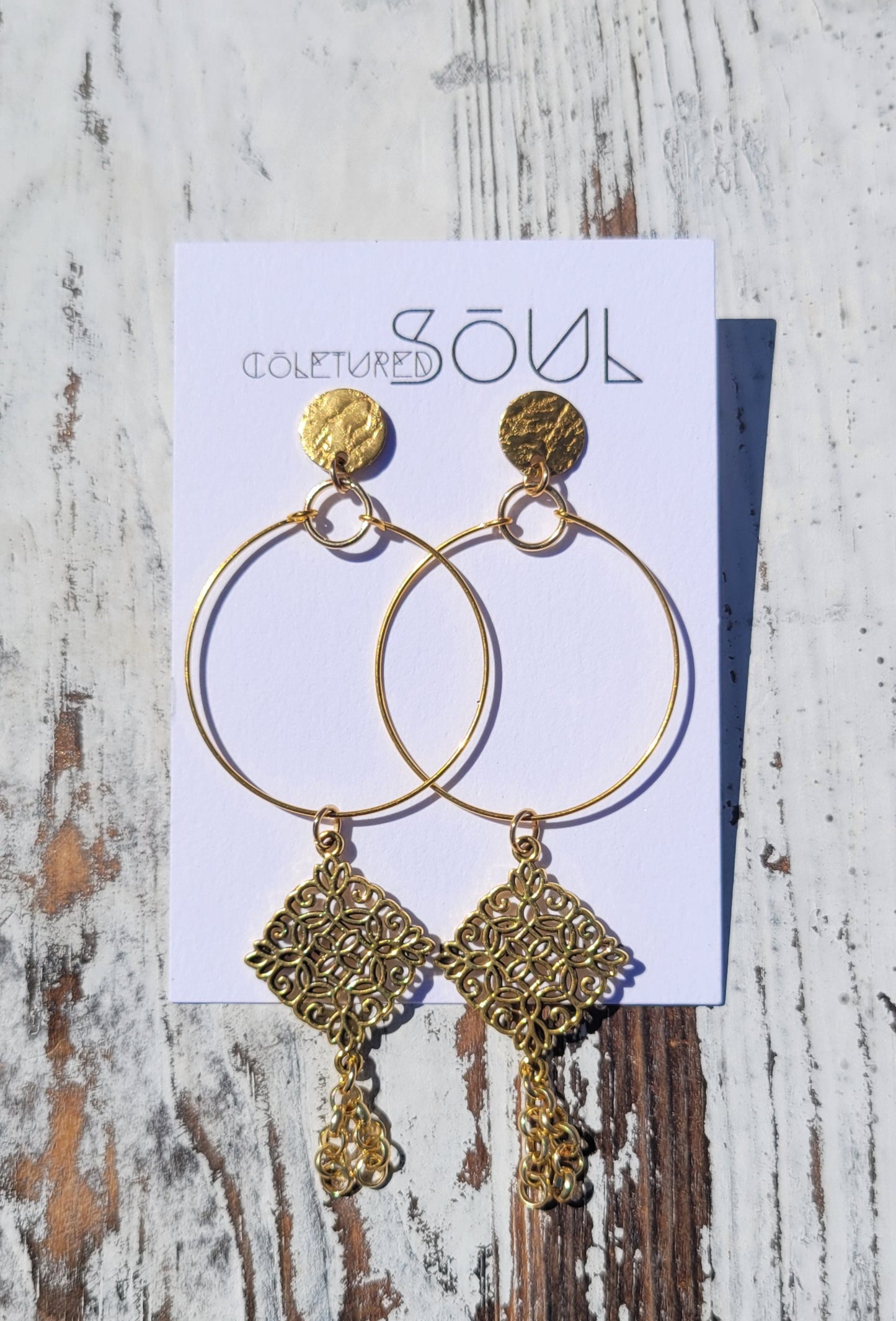 Gold Wire - Antique Dangles