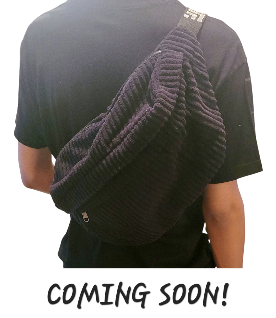 Black Cross Body - Handpainted Straps