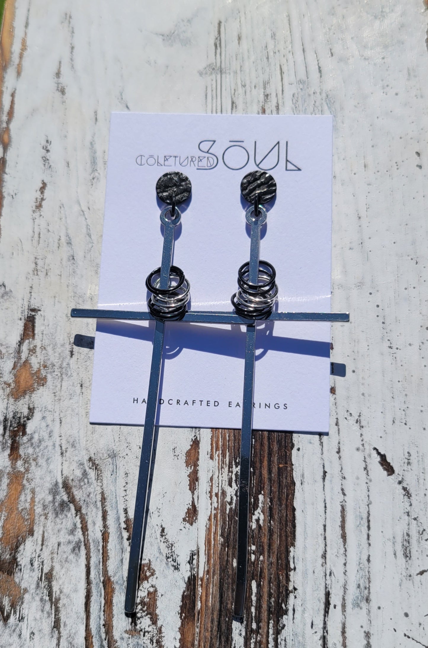 Kingdom - Large Silver Cross w/ Silver and Black Accents