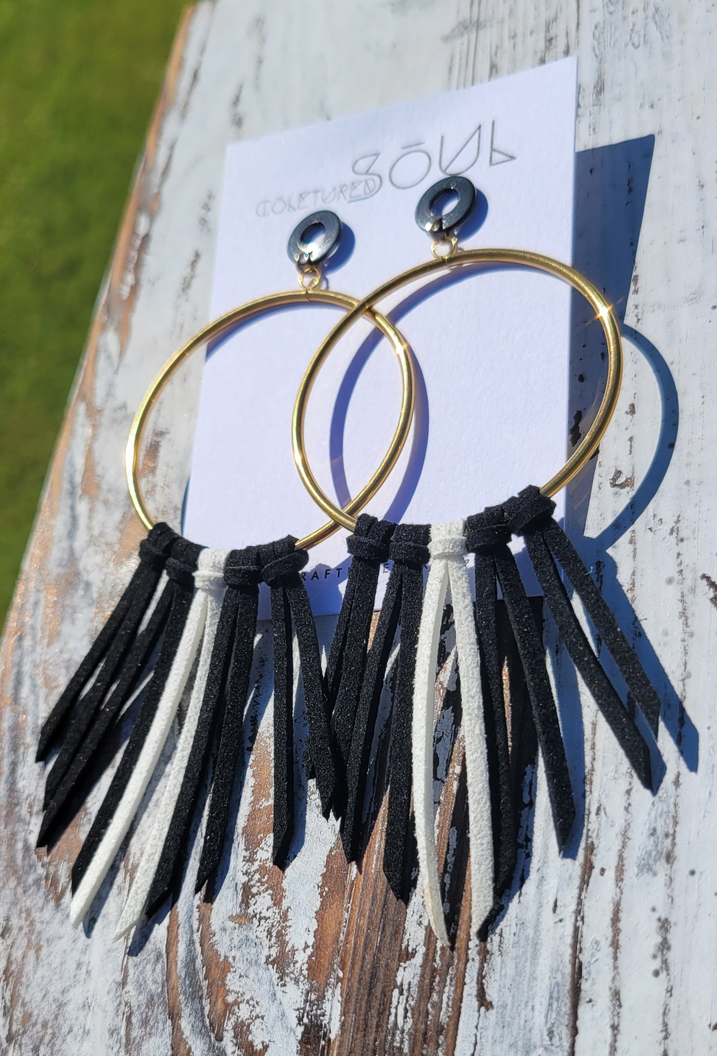Faux Suede - B & W (small)