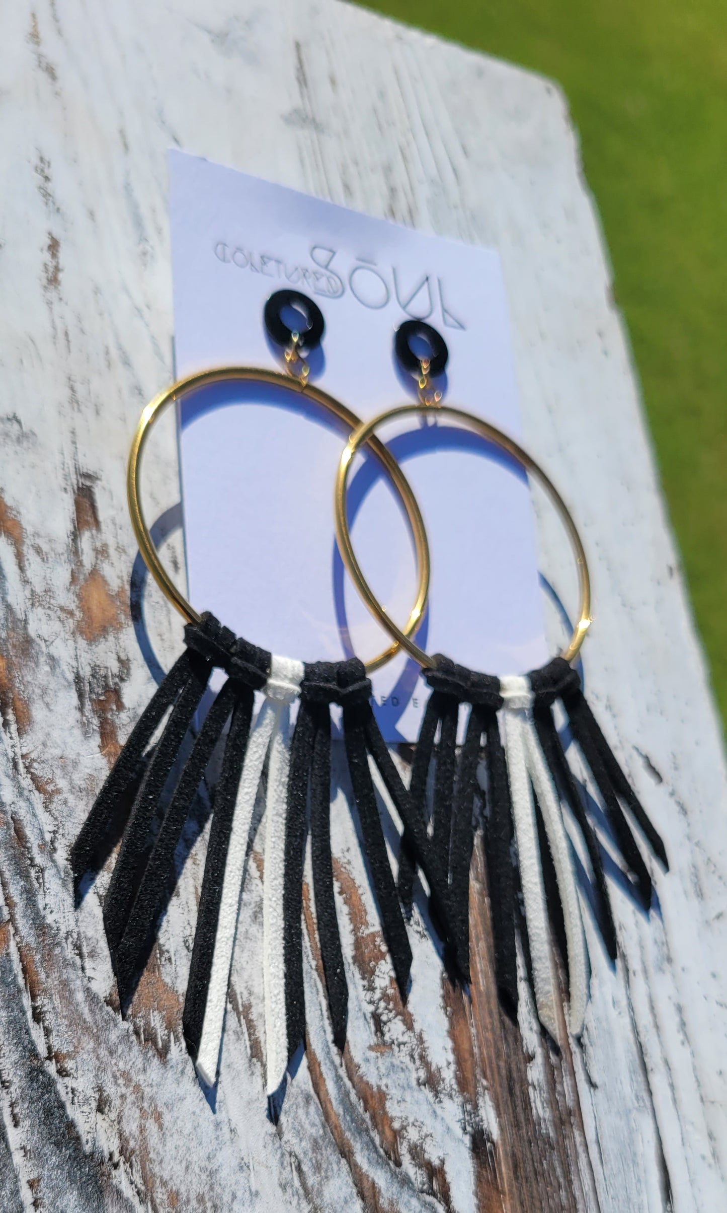 Faux Suede - B & W (small)