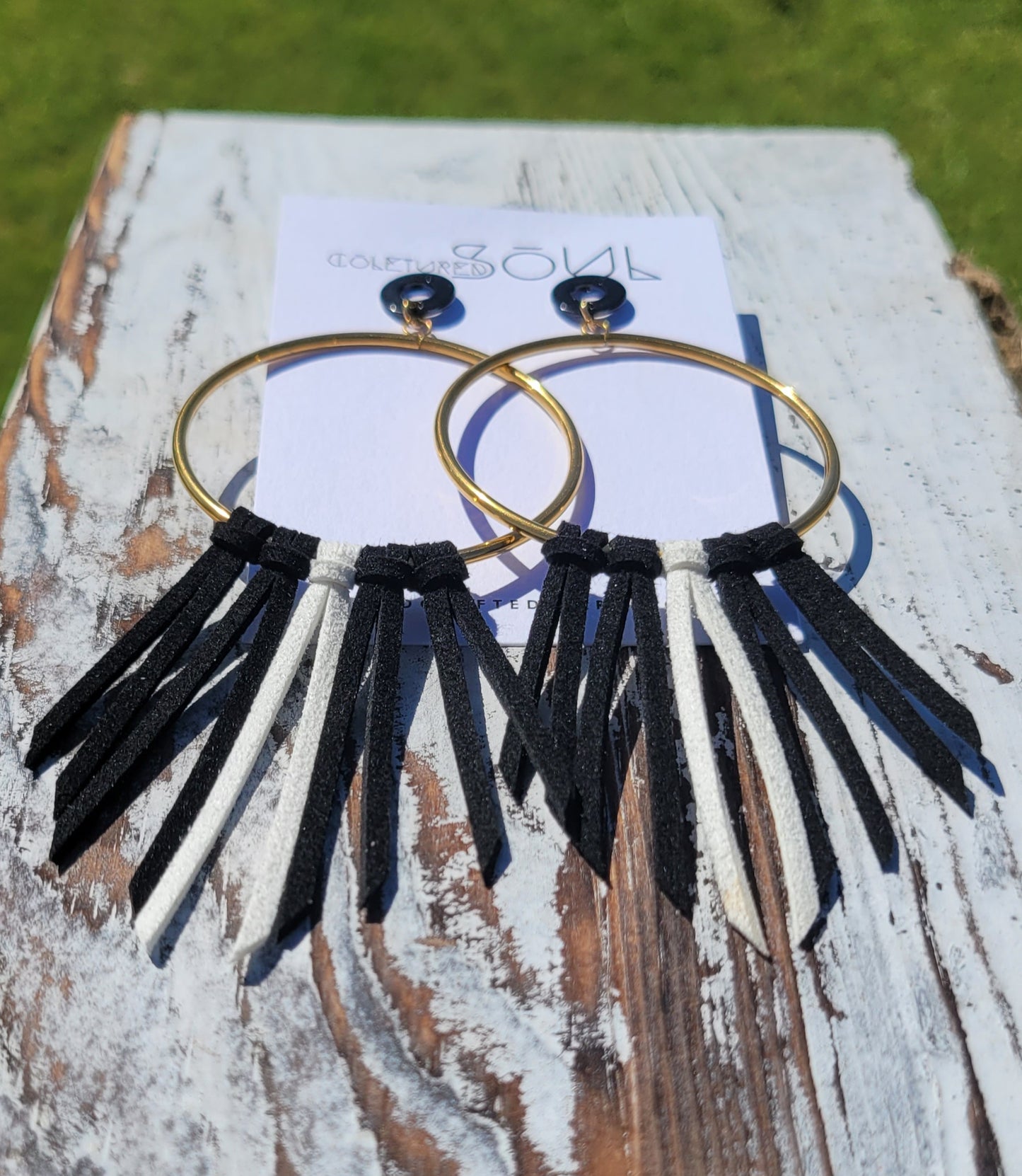 Faux Suede - B & W (small)