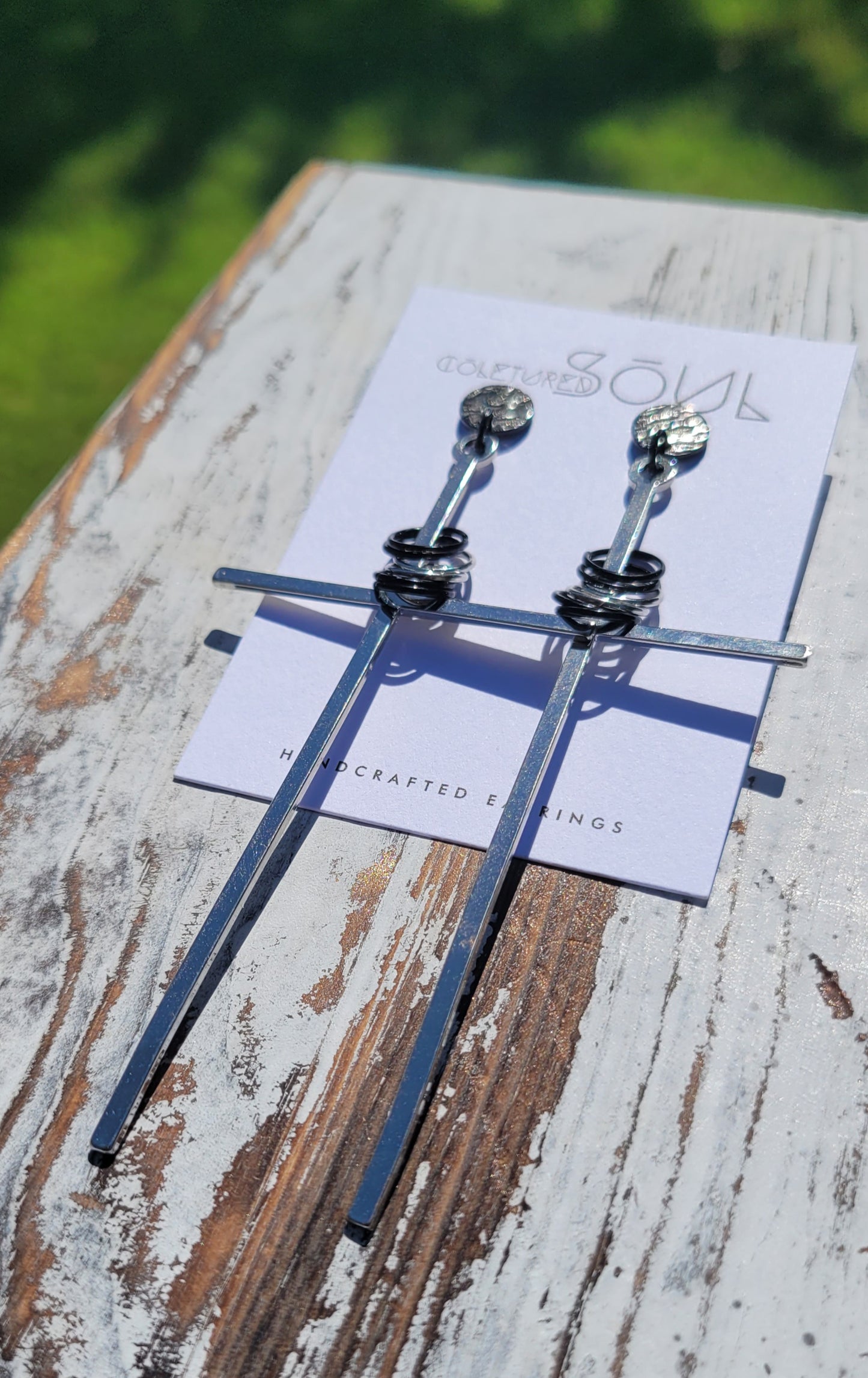 Kingdom - Large Silver Cross w/ Silver and Black Accents