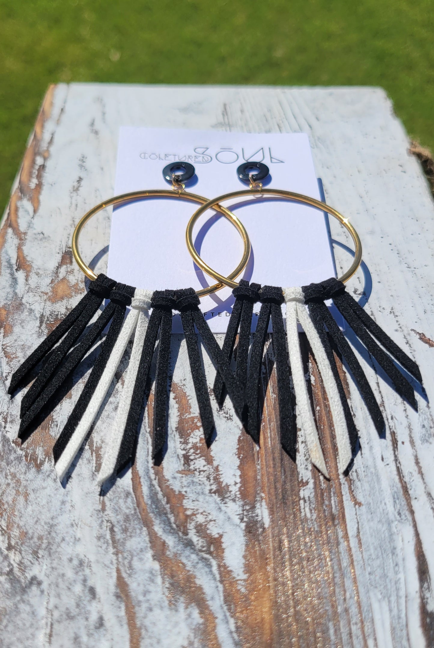 Faux Suede - B & W (small)