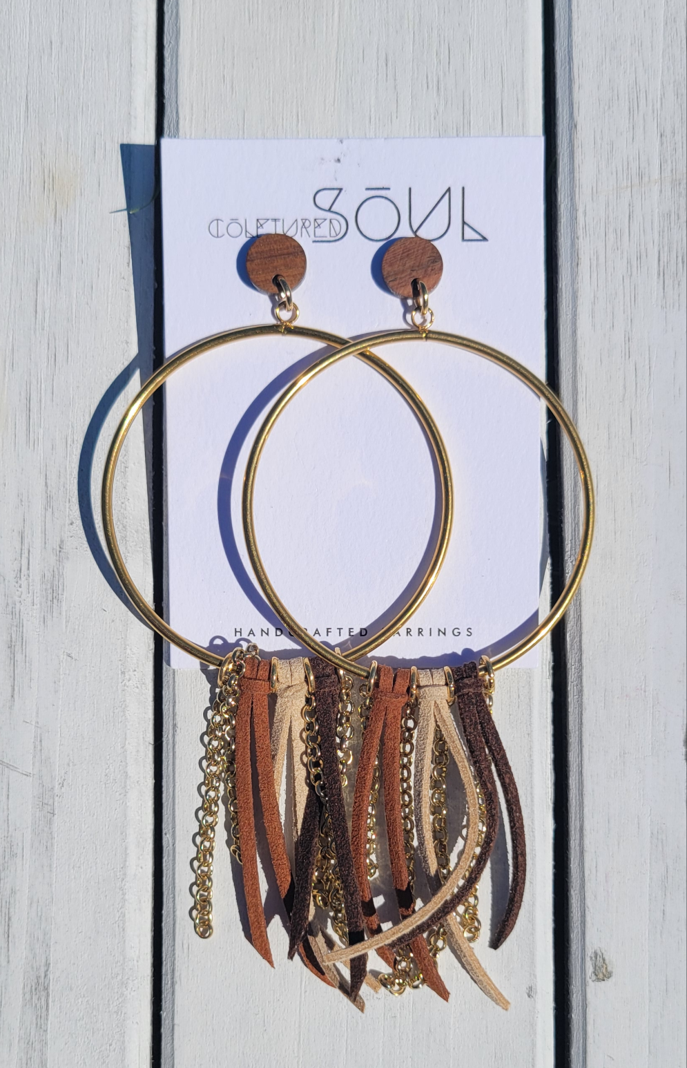 Faux Suede - Brown Ombre