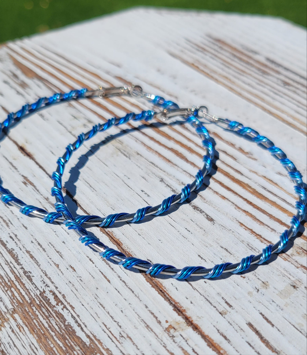 Hoops - Get Wired! Blue Umbre
