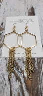 Geo Chic - Gold Hexagon Linked