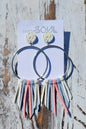 Faux Suede - Sky Blue and Pale Pink (small)