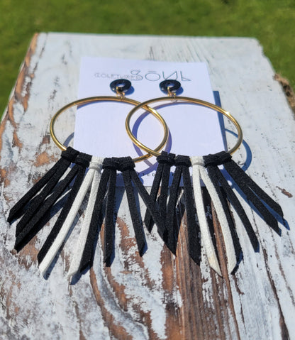 Faux Suede - B & W (small)