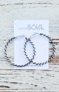 Hoops - Get Wired! Silver & Black