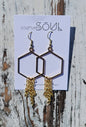 Geo Chic - Gold Hexagon Linked